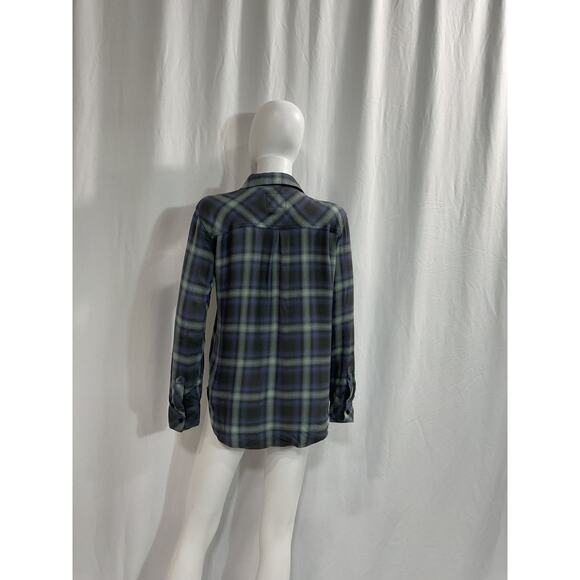 Rails 'Hunter' Blue Top Size S - Picture 3 of 5